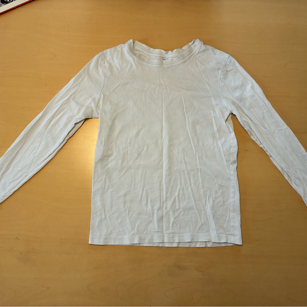Hanna Andersson White Long Sleeve Shirt